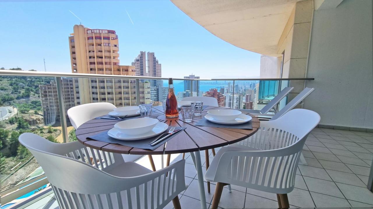 Apartamento soleado con terraza privada Benidorm Exterior foto